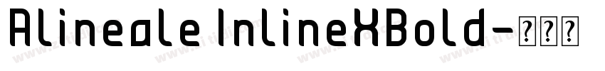 Alineale InlineXBold字体转换 Alineale InlineXBold字体转换